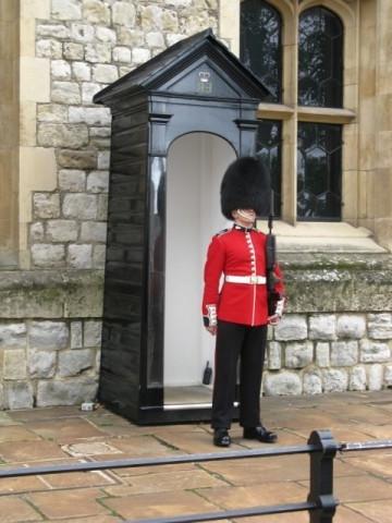 Guard at the Tower of London